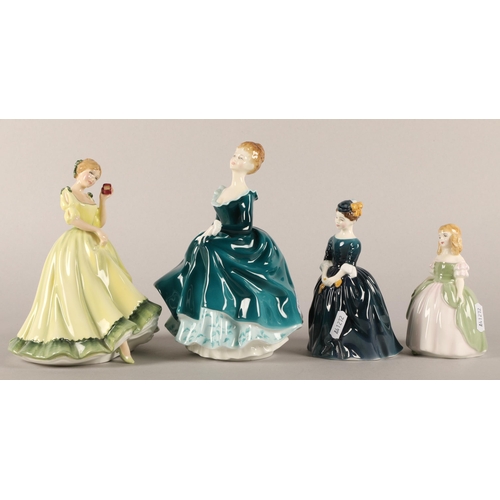 18 - Four Royal Doulton figures 'Paula' HN 2906, 'Cherie' HN 2341, 'Janine' HN 2461, and 'Penny' HN 2338 ... 