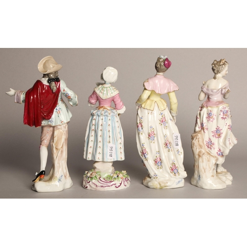 28 - Four continental German figures (4)