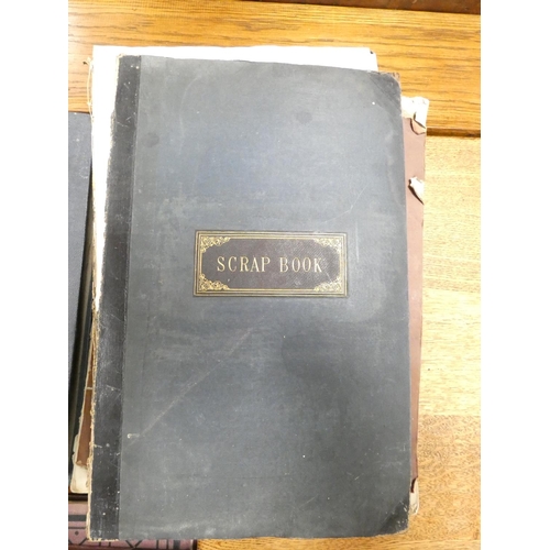 83 - Edwardian Albums & Ephemera.&nbsp;&nbsp;Five albums & a few other loose items being the coll... 