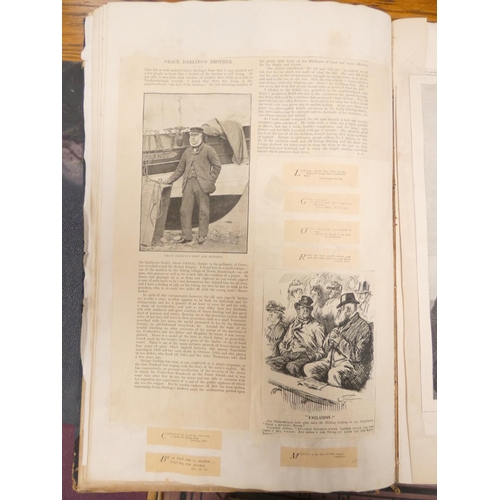 83 - Edwardian Albums & Ephemera.&nbsp;&nbsp;Five albums & a few other loose items being the coll... 