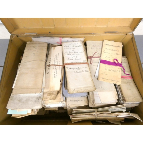 61 - Documents - Scotland - Dumfriesshire.&nbsp;&nbsp;19th-early 20th century. Large quantity of legal do... 