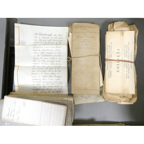 61 - Documents - Scotland - Dumfriesshire.&nbsp;&nbsp;19th-early 20th century. Large quantity of legal do... 