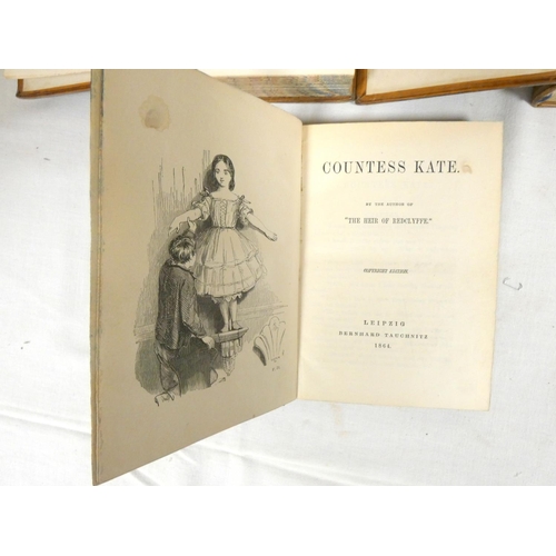 64 - (YONGE CHARLOTTE M.).&nbsp;&nbsp;Hopes & Fears or Scenes from the Life of a Spinster. 2 vols. 12... 