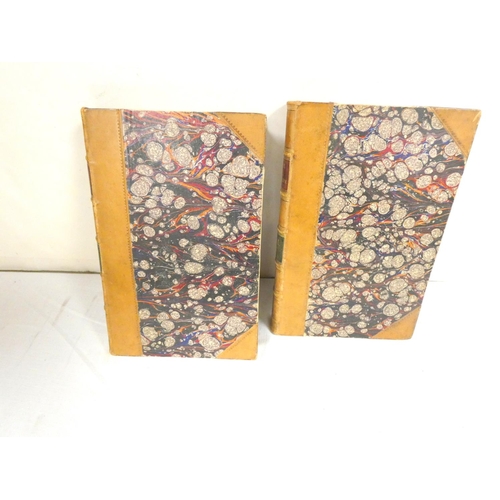 66 - TROLLOPE ANTHONY.&nbsp;&nbsp;Rachel Ray, A Novel. 2 vols. Half calf, leather spine labels & marb... 
