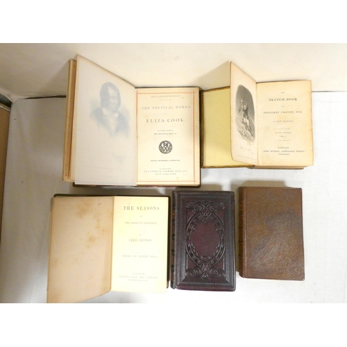 67 - Bindings.  9 various vols. in attractive leather bdgs. incl. Rudyard Kipling's Verse in half blue ca... 