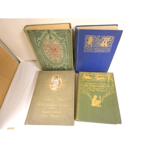 77 - THOMSON HUGH.&nbsp;&nbsp;Three quarto vols., each with tipped in col. plates. Orig. dec. cloth gilt;... 
