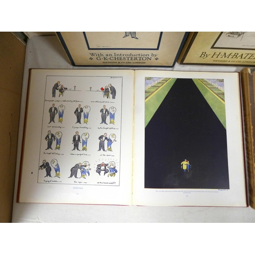 79 - BATEMAN H. M.&nbsp;&nbsp;A Book of Drawings, 3rd ed., 1921; More Drawings, 2nd ed., 1922 & Consi... 