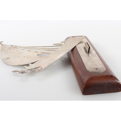 Arabic silver metal desk top paperweight model in the form of a sailing ...