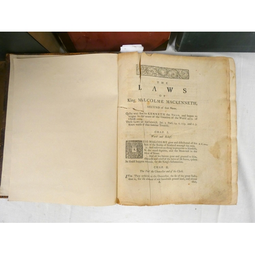 100 - WIGHT ALEXANDER.&nbsp;&nbsp;An Inquiry into the Rise & Progress of Parliament Chiefly in Scotlan... 