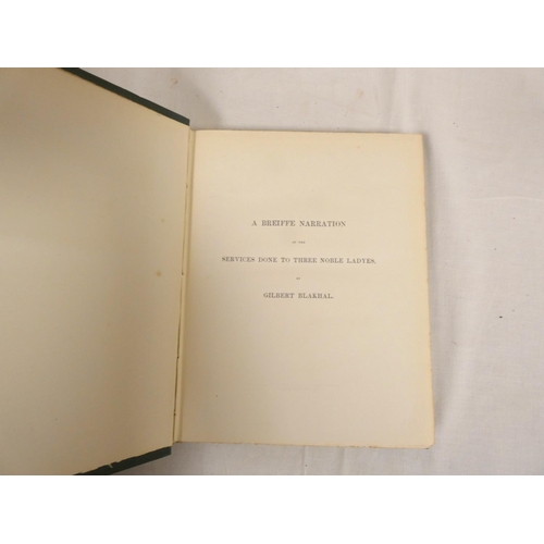 100 - WIGHT ALEXANDER.&nbsp;&nbsp;An Inquiry into the Rise & Progress of Parliament Chiefly in Scotlan... 
