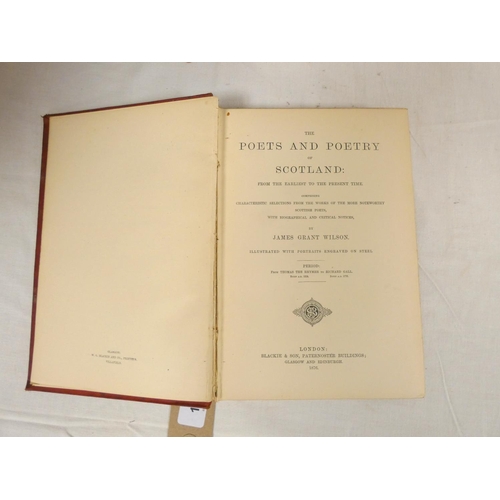 102 - EYRE-TODD G. (Ed).&nbsp;&nbsp;Abbotsford Series of the Scottish Poets. 4 vols. Orig. green cloth gil... 