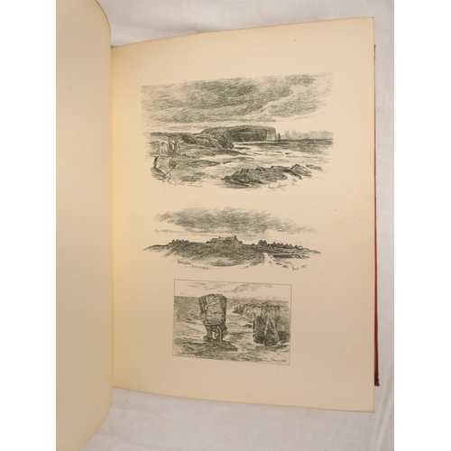 105 - REID JOHN T.  Pictures From the Orkney Islands. Ltd. ed. 500. Subscribers list, map & many etche... 