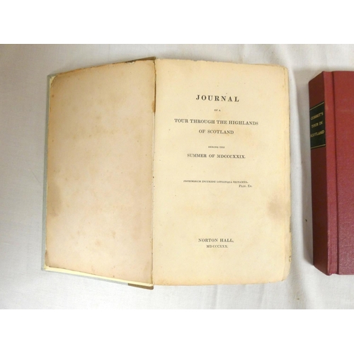 111 - (BOTFIELD BERIAH).&nbsp;&nbsp;Journal of a Tour Through the Highlands of Scotland. Eng. title vignet... 