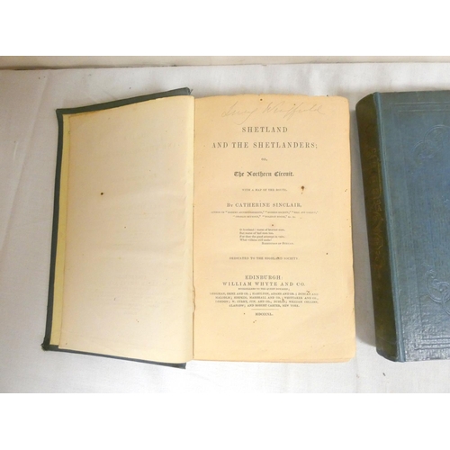 112 - SINCLAIR CATHERINE.&nbsp;&nbsp;Scotland & the Scotch or The Western Circuit, 2 editions and Shet... 
