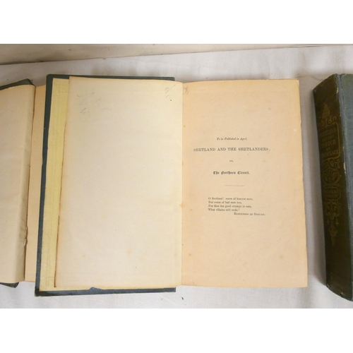 112 - SINCLAIR CATHERINE.&nbsp;&nbsp;Scotland & the Scotch or The Western Circuit, 2 editions and Shet... 