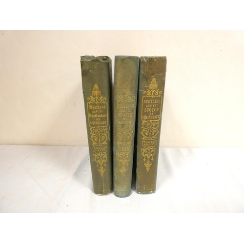 112 - SINCLAIR CATHERINE.&nbsp;&nbsp;Scotland & the Scotch or The Western Circuit, 2 editions and Shet... 