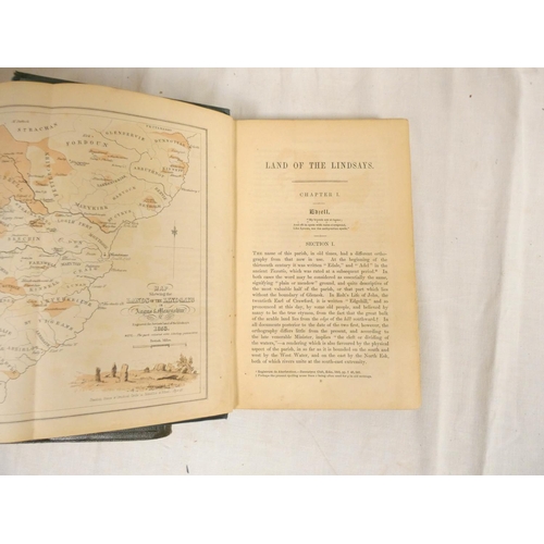 115 - JERVISE ANDREW.&nbsp;&nbsp;The History & Traditions of the Land of the Lindsays in Angus & M... 