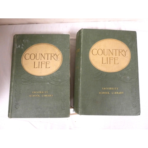 84 - Country Life Magazine.&nbsp;&nbsp;Bound vols. 58 to 67. 1925-1930.&nbsp; (10).