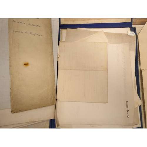 85 - Mackenzie Family.&nbsp;&nbsp;Mackenzie Genealogies, a folder of fldg. pedigrees & manuscript not... 