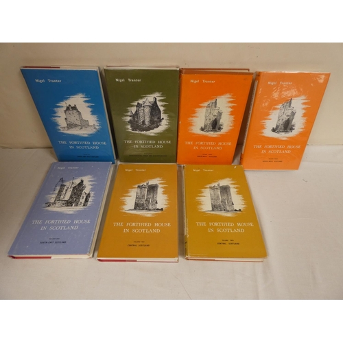 87 - TRANTER NIGEL.  The Fortified House in Scotland. Vols. 1 to 5 in d.w's with duplicates of vols. 2 &a... 