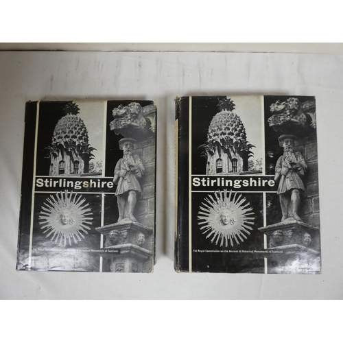 89 - ROYAL COMM. ON THE ANCIENT & HISTORICAL MONUMENTS OF SCOTLAND.&nbsp;&nbsp;Stirlingshire. 2 vols.... 