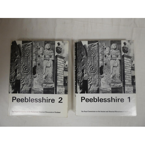 90 - ROYAL COMM. ON THE ANCIENT & HISTORICAL MONUMENTS OF SCOTLAND.&nbsp;&nbsp;Peeblesshire. Illus. &... 