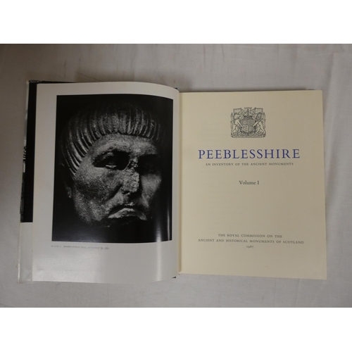90 - ROYAL COMM. ON THE ANCIENT & HISTORICAL MONUMENTS OF SCOTLAND.&nbsp;&nbsp;Peeblesshire. Illus. &... 