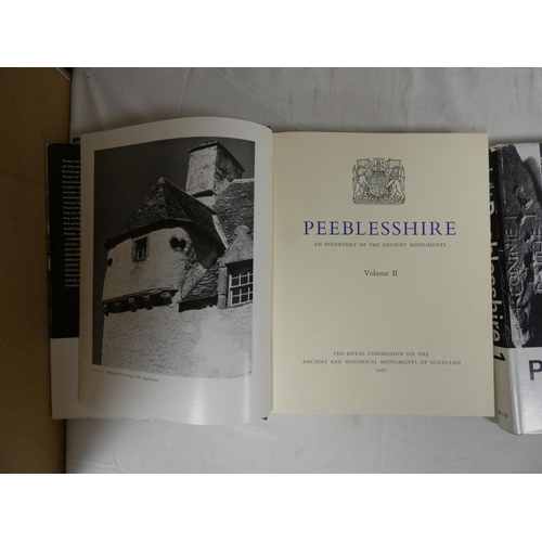 90 - ROYAL COMM. ON THE ANCIENT & HISTORICAL MONUMENTS OF SCOTLAND.&nbsp;&nbsp;Peeblesshire. Illus. &... 
