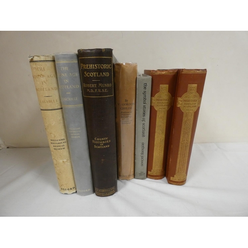 91 - WILSON DANIEL.  Prehistoric Annals of Scotland. 2 vols. Half titles, litho frontis, plates & tex... 