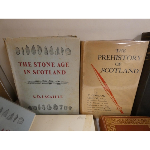 91 - WILSON DANIEL.  Prehistoric Annals of Scotland. 2 vols. Half titles, litho frontis, plates & tex... 