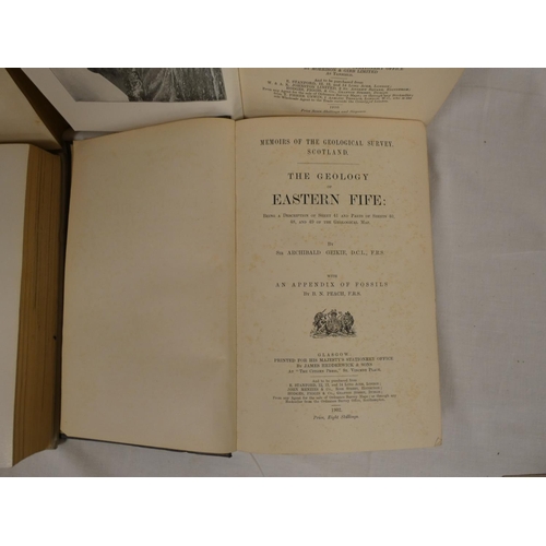 93 - GEOLOGICAL SURVEY OF SCOTLAND.  Eastern Fife; Neighbourhood of Edinburgh & Mull, Loch Aline &amp... 