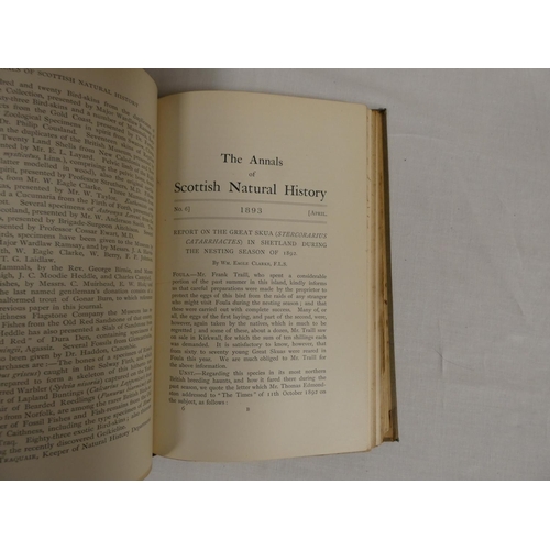 94 - DOUGLAS DAVID (Pubs).&nbsp;&nbsp;The Annals of Scottish Natural History, A Quarterly Magazine. Compl... 