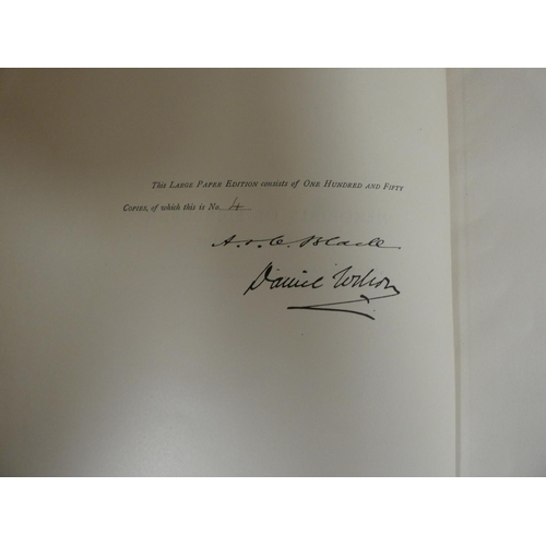 97 - WILSON SIR DANIEL.&nbsp;&nbsp;Memorials of Edinburgh in the Olden Time. Signed large paper ltd. ed. ... 