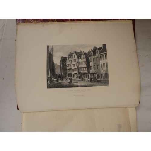 97 - WILSON SIR DANIEL.&nbsp;&nbsp;Memorials of Edinburgh in the Olden Time. Signed large paper ltd. ed. ... 