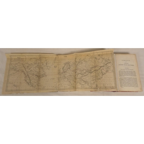189 - SIMPSON SIR GEORGE.&nbsp;&nbsp;Narrative of a Journey Round the World. 2 vols. Port. frontis & f... 