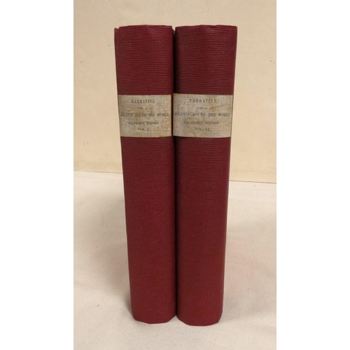 189 - SIMPSON SIR GEORGE.&nbsp;&nbsp;Narrative of a Journey Round the World. 2 vols. Port. frontis & f... 