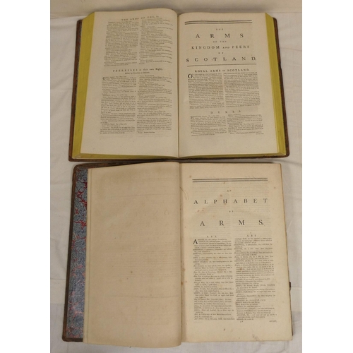 195 - EDMONDSON JOSEPH.&nbsp;&nbsp;A Complete Body of Heraldry. 2 vols. Subscribers list. Eng. port. front... 