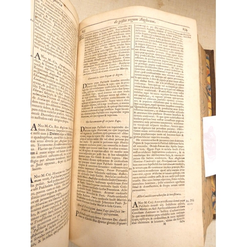 224 - (TWYSDEN SIR ROGER, ed.)  Historiae Anglicanae Scriptores ..... ex Vetustis Manuscriptis. Title in r... 