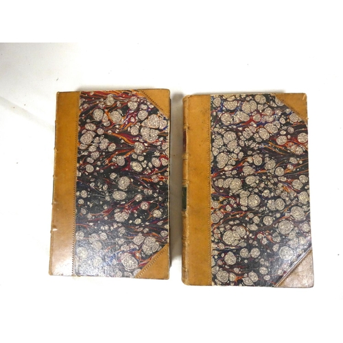 66 - TROLLOPE ANTHONY.&nbsp;&nbsp;Rachel Ray, A Novel. 2 vols. Half calf, leather spine labels & marb... 