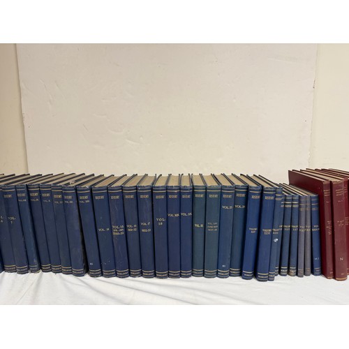209 - THE HISTORICAL ASSOCIATION.  History, The Quarterly Journal. 30 various vols. in orig. blue cloth. L... 