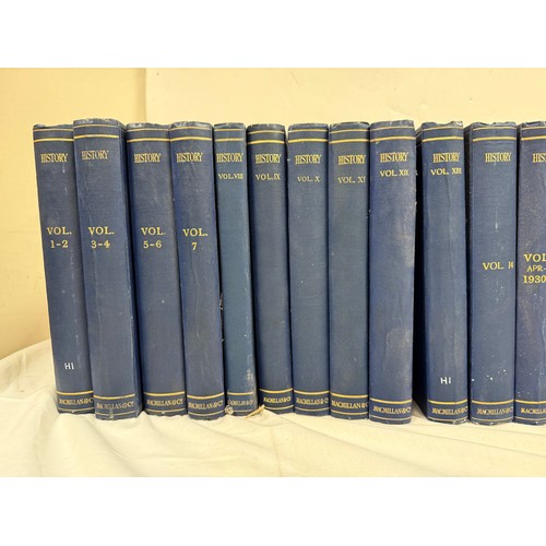 209 - THE HISTORICAL ASSOCIATION.  History, The Quarterly Journal. 30 various vols. in orig. blue cloth. L... 