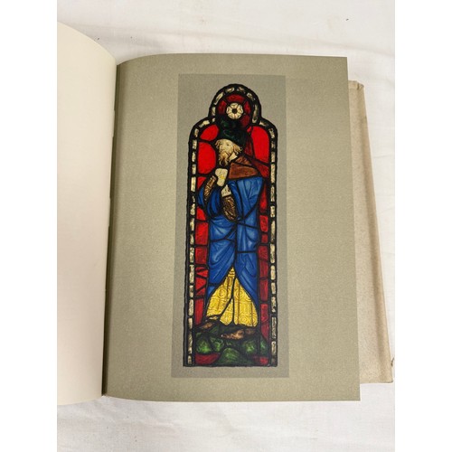 218 - RACKHAM BERNARD.  The Ancient Glass of Canterbury Cathedral. Col. frontis & plates & other i... 