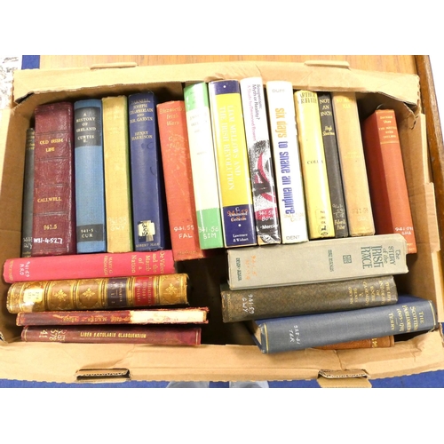 204 - Irish History & others.&nbsp;&nbsp;A carton of various vols. ex lib.