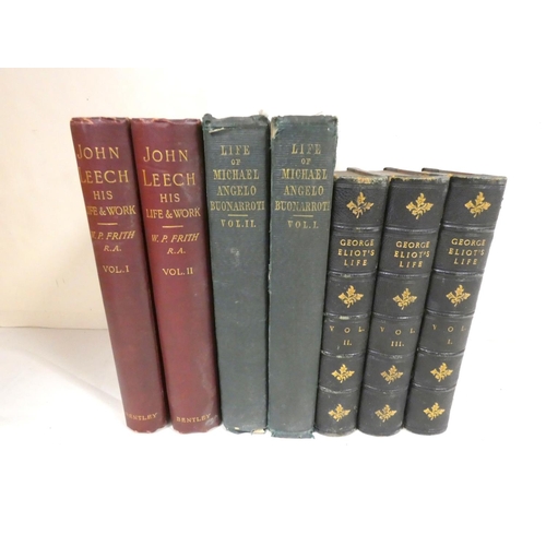 230 - CROSS J. W.  George Eliot's Life as Related in Her Letters & Journals. 3 vols. Eng. frontis &amp... 