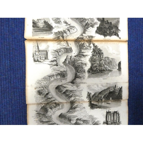 236 - FOLTZ FRIEDRICH.&nbsp;&nbsp;Der Rheinstrom von Mainz bis Coln. (The Rhine from Mayence to Cologne). ... 