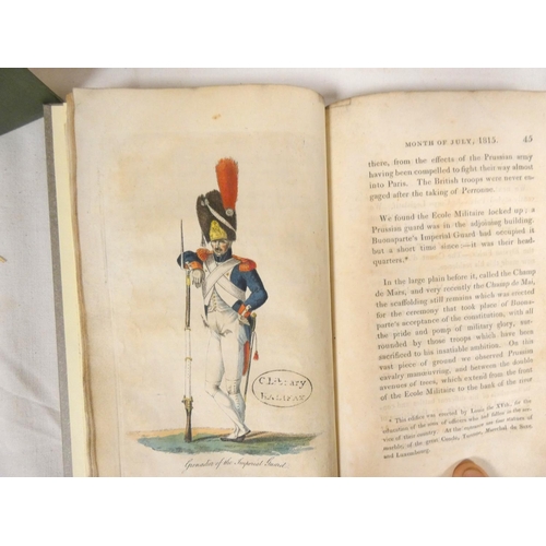 240 - FELLOWES W. D.&nbsp;&nbsp;Paris During the Interesting Month of July 1815. Hand col. frontis, title ... 