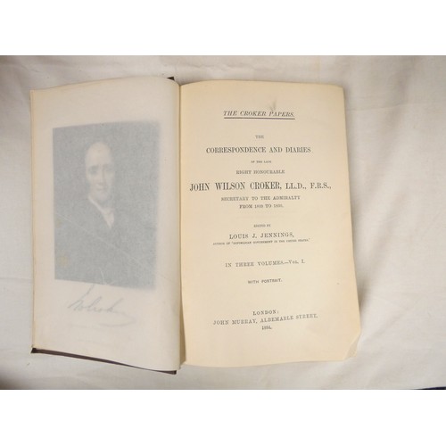 220 - FORTESCUE SIR JOHN (Ed).  Correspondence of King George the Third. 6 vols. Orig. red cloth. 1927; al... 