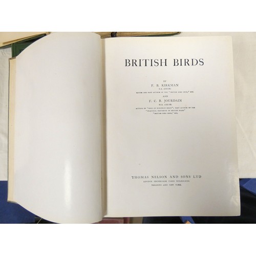 226 - MUDIE ROBERT.  The Feathered Tribes of the British Islands. 2 vols. Col. title vignettes & 19 co... 