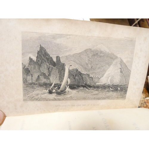 104 - WILSON JAMES.  A Voyage Round the Coasts of Scotland & the Isles. 2 vols. Fldg. eng. map, eng. f... 