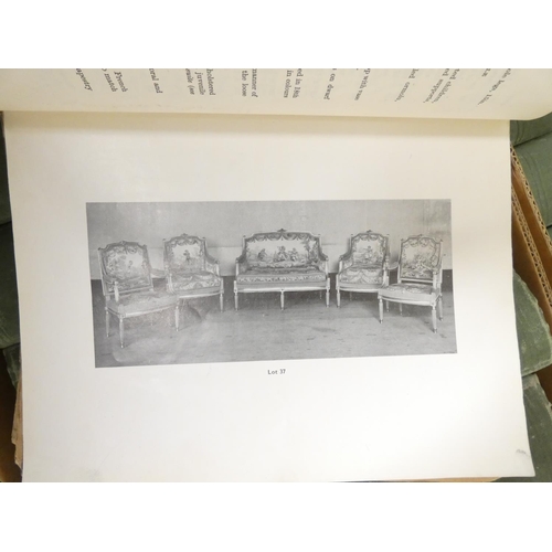 82 - Lowther Castle Auction Catalogues.&nbsp;&nbsp;The Major Part of the Earl of Lonsdale's Collection, T... 